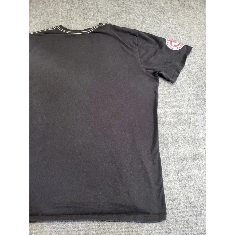 True Religion Men's T-Shirt Original Buddha Brand Size XXX-Large Black (3XL)